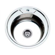 Мойка врезная круглая  490 хром 170/0,6мм