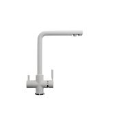 016 «ULGRAN» Смеситель для кухни с подключением к фильтру, молоко (341)