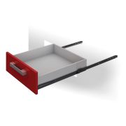 DS 01BL.1/250 Роликовые направляющие для ящиков 250мм ЧЕРНЫЕ (25)