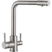 016 «ULGRAN» Смеситель для кухни c подключением к фильтру, нерж.сталь