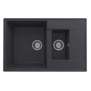 Мойка ULGRAN Quartz Prima 780 1,5 K - 08, прямоугольная, размер 780х500х180/130, космос  (08)