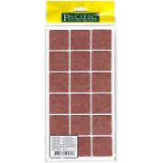 Подпятник-самоклейка коричневый 35х35 (18шт.)