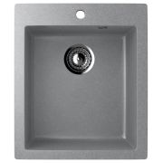 Мойка «Ulgran» U-404 односекционная, размер 420х500х210 мм, графит (342)