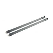 SBR09/GRPH/500 Продольный прямоугольный рейлинг 500мм ГРАФИТ для SB08 СТАРТ (ком-т)
