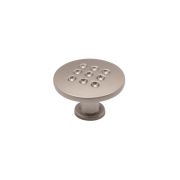 RC011SN.4 Ручка кнопка ПЕРФОРИРОВАННАЯ (50), никель
