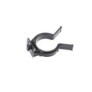 Клипса для пластикого цоколя ПВХ, чёрная