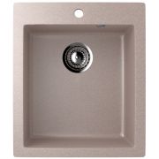Мойка «Ulgran» U-404 односекционная, размер 495х420х190 мм, песочный (302)