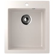 Мойка «Ulgran» U-404 односекционная, размер 420х500х210 мм, белый (331)