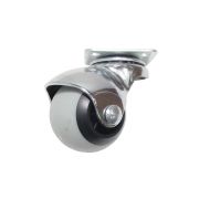 Опора колесная d=50 мм, прорезиненная (шарообразн.)