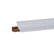 Плинтус LB-23 Ледяная искра белая ГЛЯНЕЦ 6082 L - 3м (15)