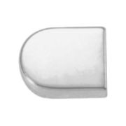 H16CP заглушка для петли овал.  ХРОМ